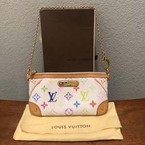 Authentic Louis Vuitton Mira MM Monogram Multicolor